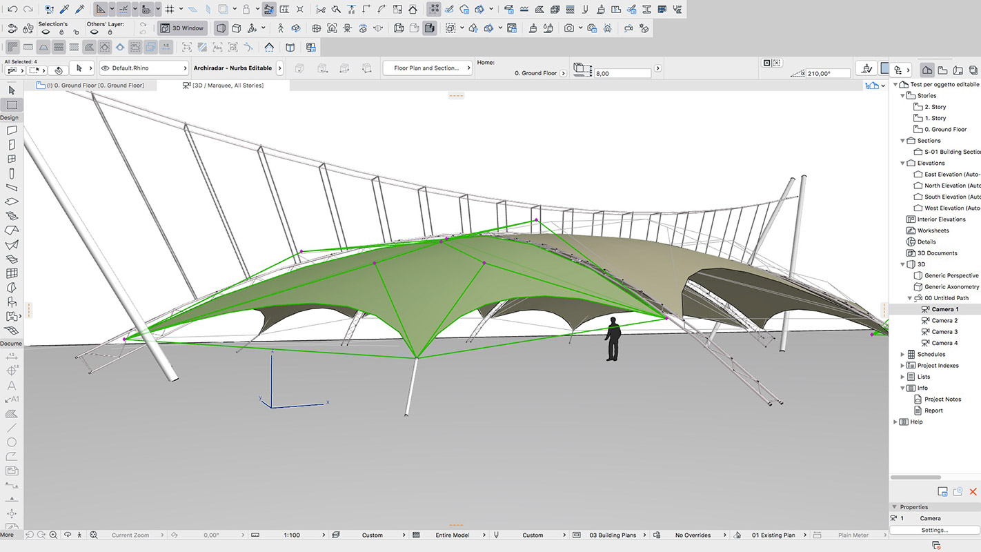 Nurbs архикад